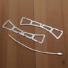Stainless Steel Cross Steaming Rack Portable Steaming Rack Outdoor Camping Gifts Kitchen Pot Mat
