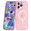 For iPhone 16 Pro Max Case Sparkly Glitter PC+TPU Phone Cover Compatible with MagSafe