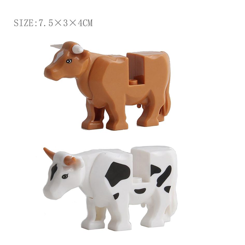 2 шт. Модель животного Строительные блоки Кирпичные игрушки Крокодил Модель животного MOC Развивающие блоки Игрушки для детей Детские игрушки