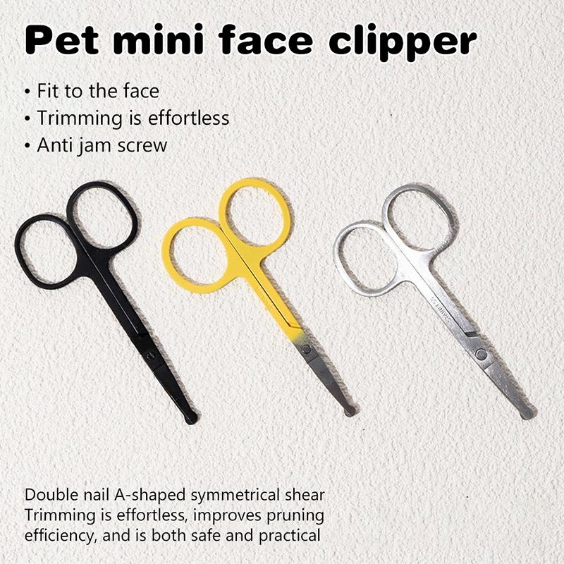 1/2 шт. Портативная расческа для глаз домашних животных, щетка для удаления слезных пятен, расческа для ухода за маленькими кошками и щенками, ножницы, инструменты, аксессуары для чистки домашних животных