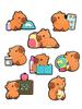 Джибитсы Капибара capybara Jibbitz 8 шт аксессуары крокс украшение