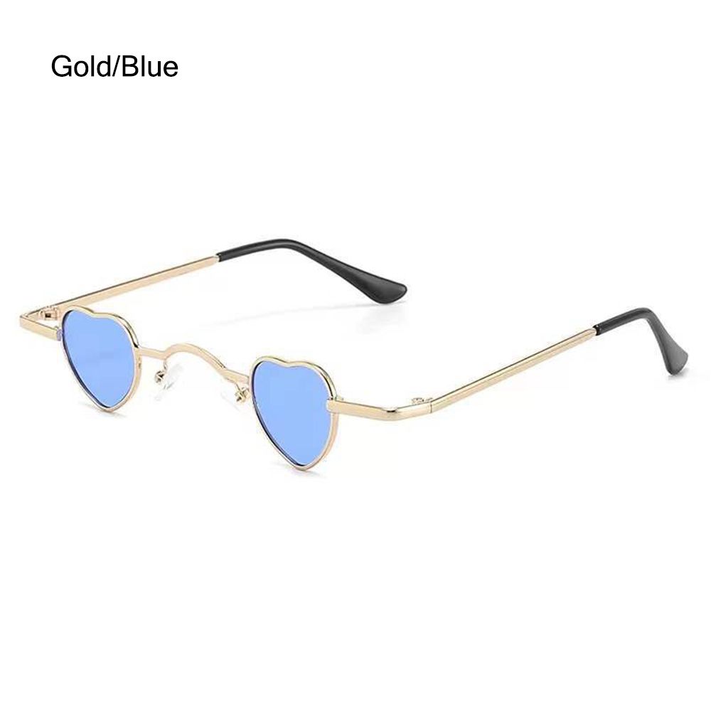 Retro Candy Color Punk Hip Hop Heart-Shaped Sunglasses Ultra-small Sun Glasses Shades
