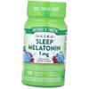 Мелатонин для детей, Just 4 Kidz Sleep Melatonin 1, Nature's Truth  90таб Виноград (72509015)