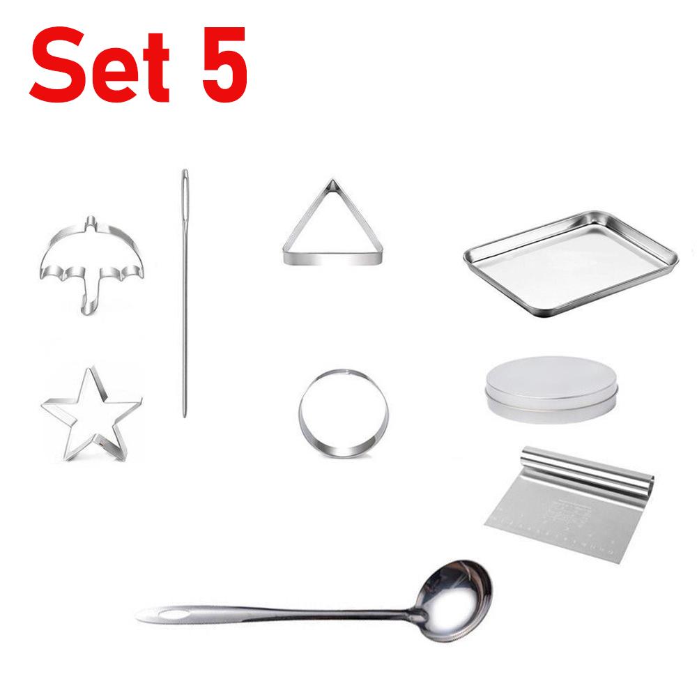 1 Набор Корейские Формочки для Сахарного Печенья из Нержавеющей Стали для Кит Челлендж Формы для Печенья Мастика Штамп Сотовый Резак для Печенья