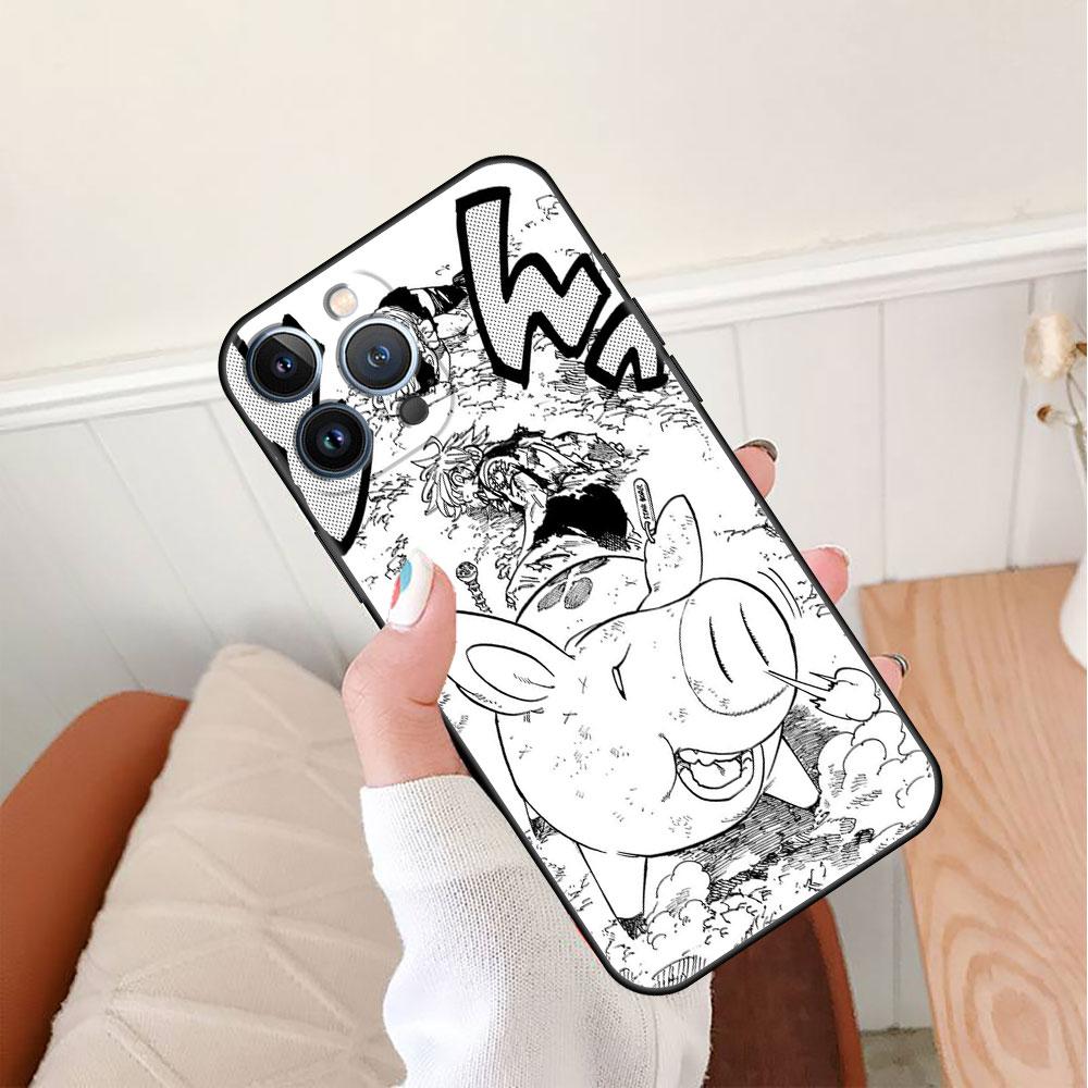 The Seven Deadly Sins Phone Case For iPhone 11 13 Pro Max 12 Mini 7 8 Plus SE 2020 X XS 6 6S 5 5S Soft Funda Silicone Back Cover