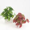 23 Leaves Artificial Green Plant Leaves Tropical Plant Real Touch Silk Turtle Back Bamboo Leaves Lifelike Large
