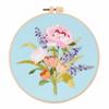 With Floral Flower Patterns Embroidery Kit Fabric for Beginners Cross Stitch Kits Home Decoration Handmade Gift