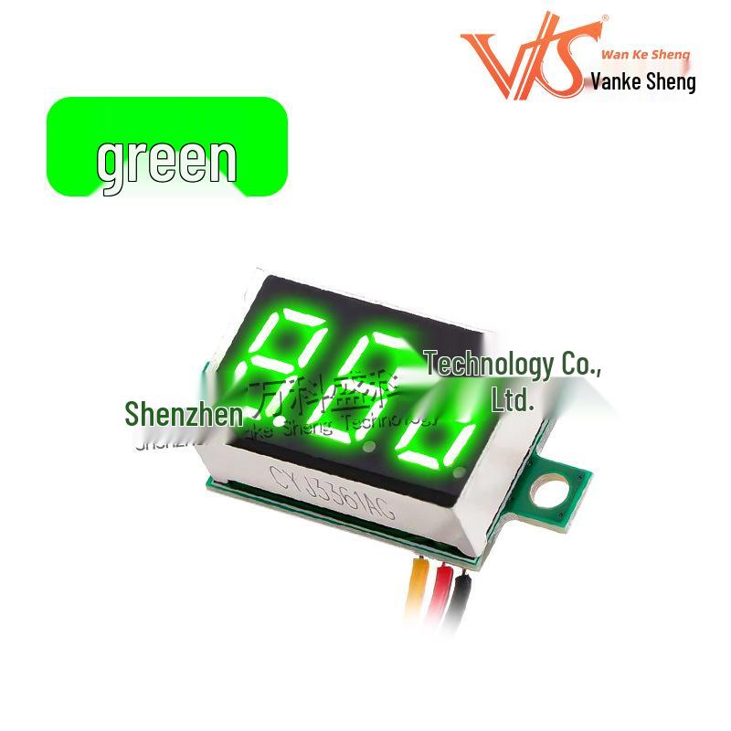 Мини 0,36" Никси-трубка 3-проводной DC 0-100В Цифровой вольтметр с переменной точностью