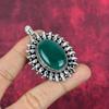 Green Onyx Pendant Handmade Gemstone Jewelry, 925 Solid Sterling Silver Pendant Unique Design Jewelry