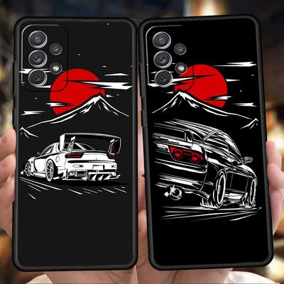 Чехол для телефона JDM для Samsung Galaxy A15 A14 A25 A54 A34 A51 A71 A72 A73 A32 A52 A52S A11 A21S A31 A41 5G Мягкий чехол Capas Сумки