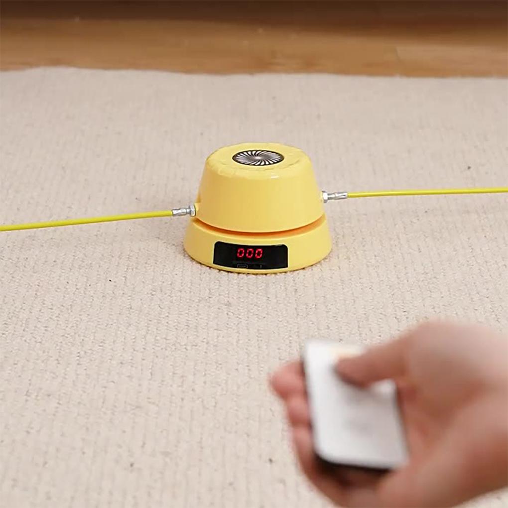 Электрический скакалка тренажер упражнения через игру без помощи рук 10 клавиш переключения передач пульт дистанционного управления