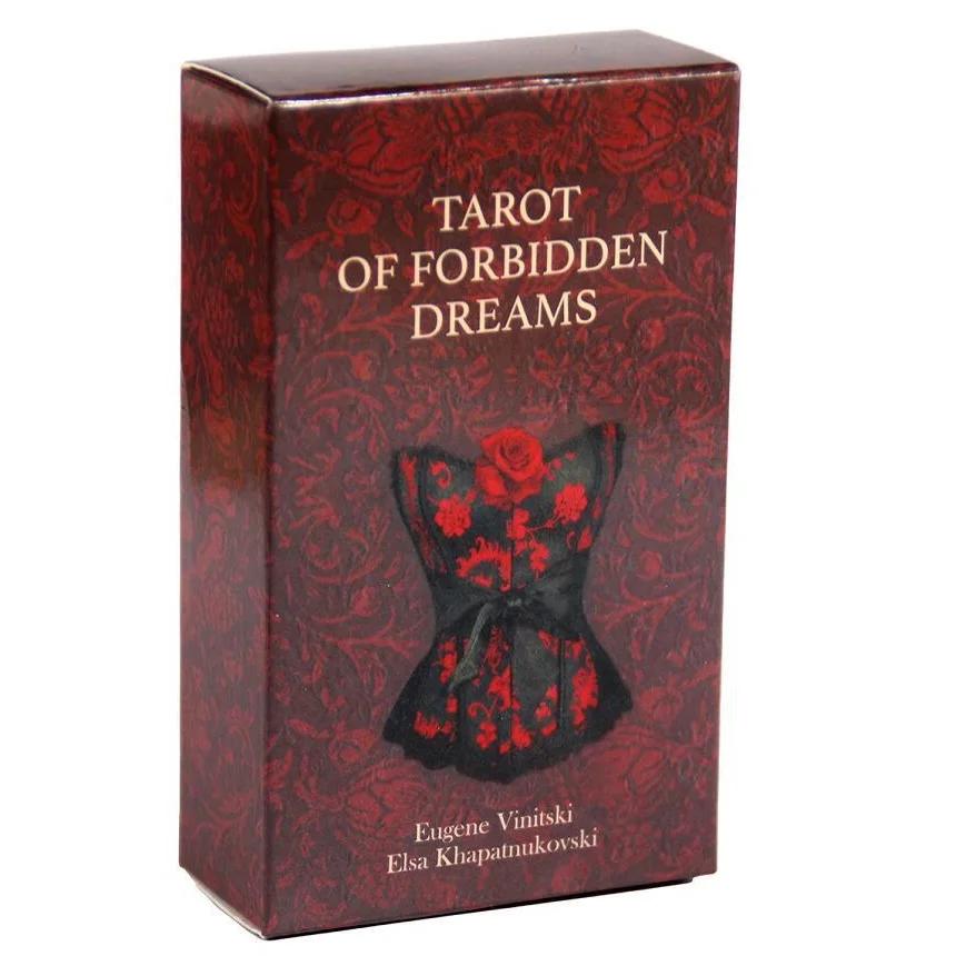 Taboo Dream Tarot Card Game English Version Guide Magic Fate Divine Oracle Карта Карты Судьба Пророчество Карта Семейная игра для сбора