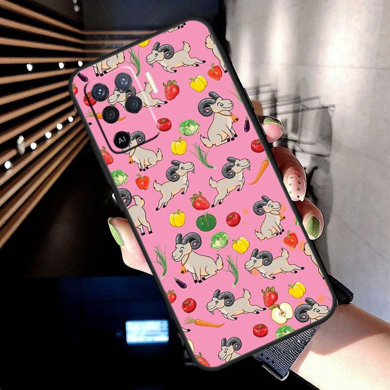 Чехол для коз для Oppo A74 A54 A94 A80 A60 A40 A18 A38 A58 A78 A98 A96 A76 A16 A15 A17 A57 A77 A5 Pro
