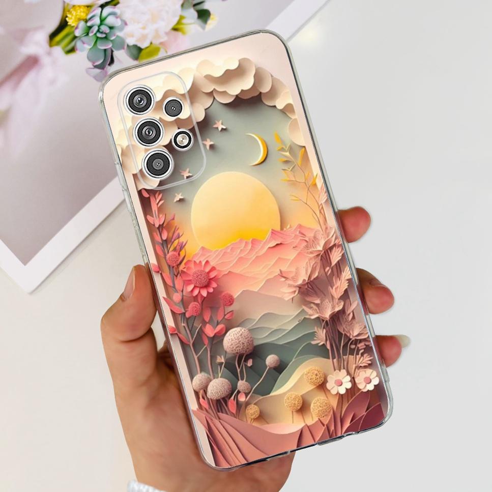 For Samsung Galaxy A23 5G A23 4G Case Cartoon Astronaut Cat Soft Silicone TPU Cover For Samsung A23 a23 6.6" Bumper Phone Case
