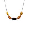 Necklace with multi-colored amber - Baltic Amber Collier