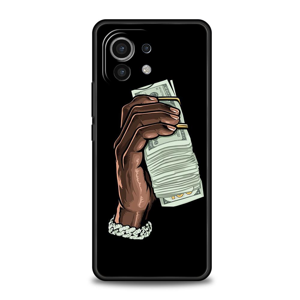 USD Dollar Cash Luxury Phone Case Cover for Xiaomi Mi 15 14 13 12 11 Ultra 14T 13T 12T 11T 10T Pro Lite 5G Shockproof Soft Capas