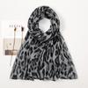 Lightweight Leopard Print Scarf Casual Thin Breathable Shawl Women's Outdoor Sunscreen Windproof Head Wrap Bufandas Muslim Hijab