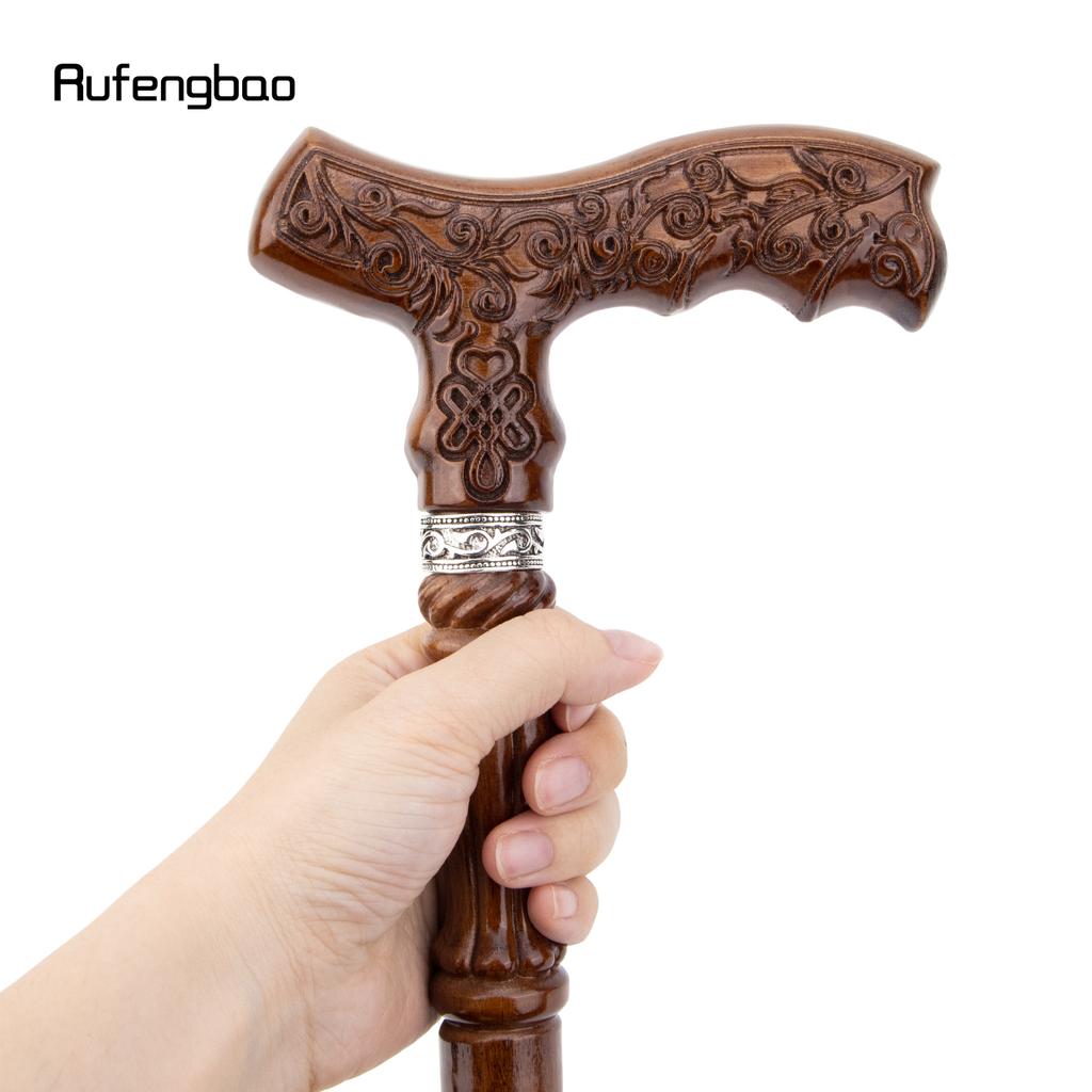 Tree Branch Brown Wooden Fashion Stick Decorative Vampire Cospaly Party Wood Walking Cane Halloween Mace Wand Crosier 93cm
