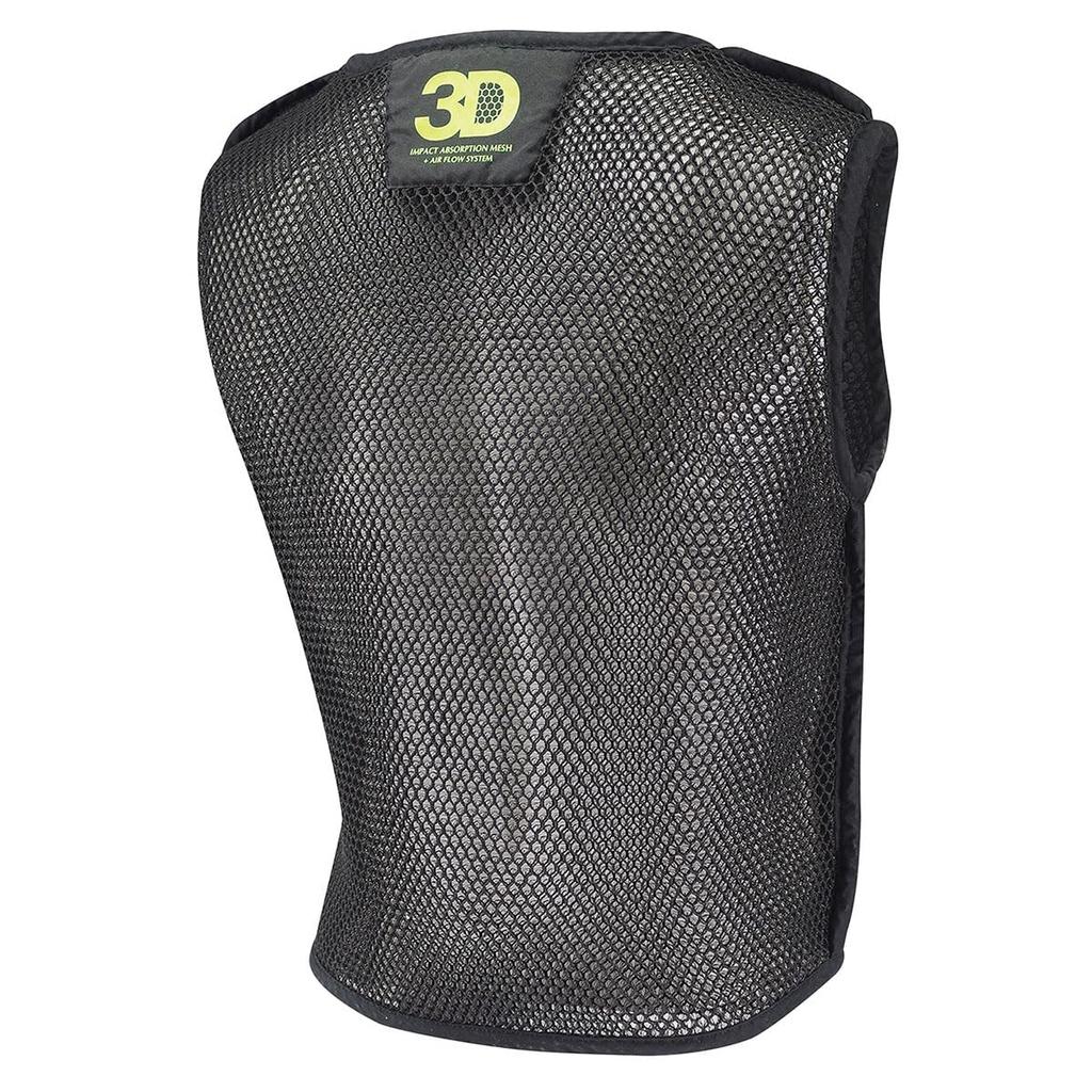 Внутренняя сетчатая жилетка KOMINE 3D Air Mesh для мотоциклистов, 998 Сетчатый материал, Черный, 2XL, Куртка, JK-084 07-084