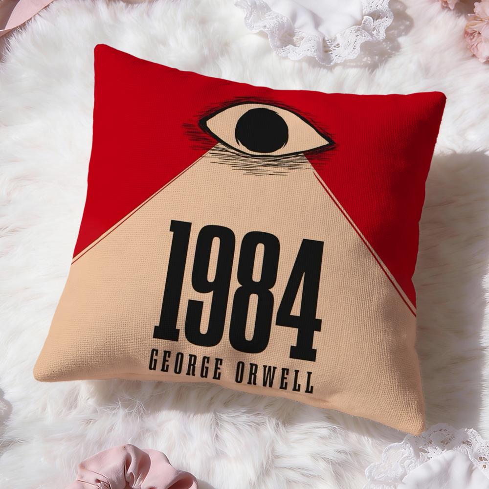 Чехол на подушку '1984' Премиальный Комфорт Двусторонний Чехол на Подушку - Дизайн 'Два в Одном' для Любой Комнаты и Салона Автомобиля