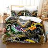 Одеяло 3D-печать Monster Jam Комплект постельного белья Постельный комплект Одеяло Размер King Queen Мальчики Взрослый Комплект постельного белья