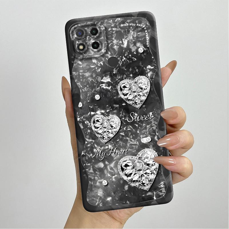 Phone Cases For Xiaomi Redmi 9C NFC 10A Fashion Butterfly Flowers Soft Silicone Back Cover For Redmi 9C Shockproof Coques Fundas