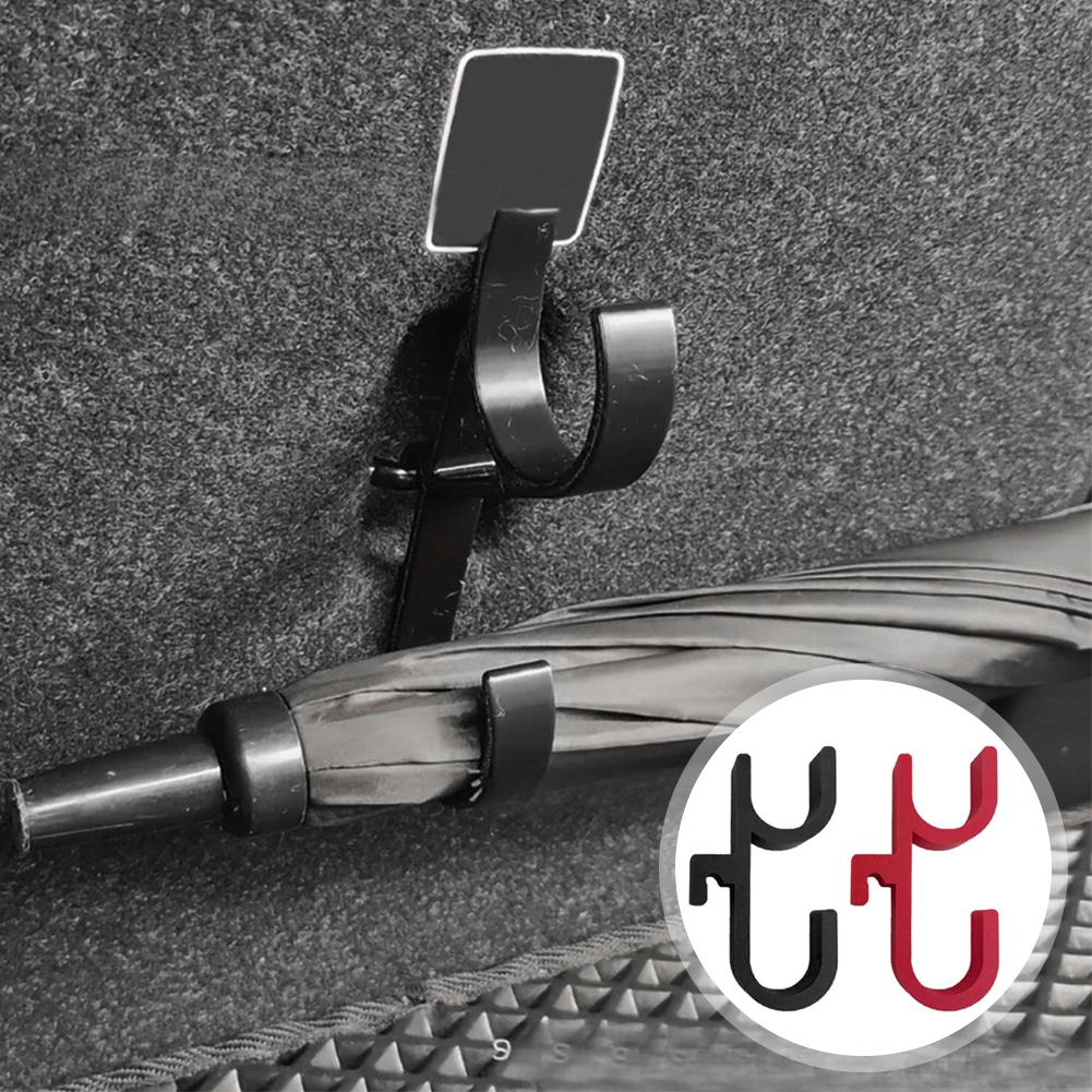 2Pcs Car Umbrella Hook Holder Trunk & Interior Hanging Hook for Wet Umbrella Storage Universal Car Organizer Hook Accessory