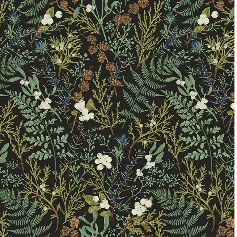 Тропический мох, лист, обои самоклеящиеся, черные, белые, цветочные, съемная контактная бумага для стен спальни, шкафов