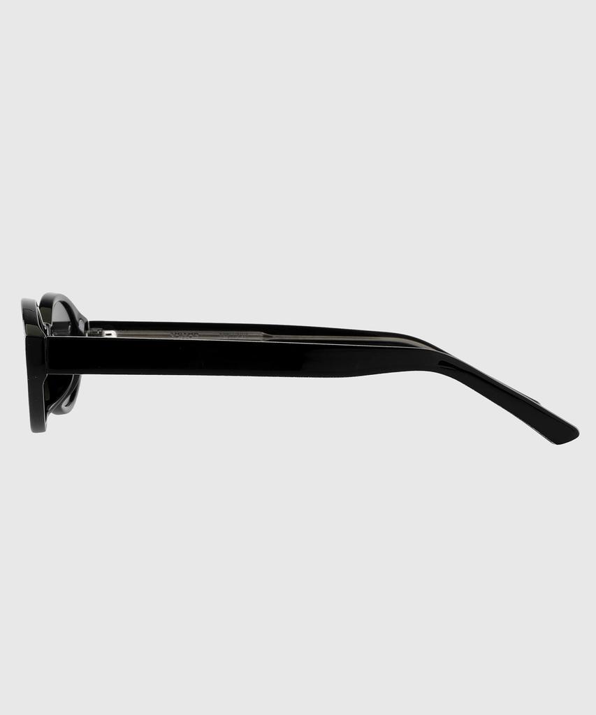 Солнцезащитные очки Tuditeo Osa Slim Oval с защитой от УФ-излучения, модные, с нейлоновыми тонированными линзами, C1 Черные