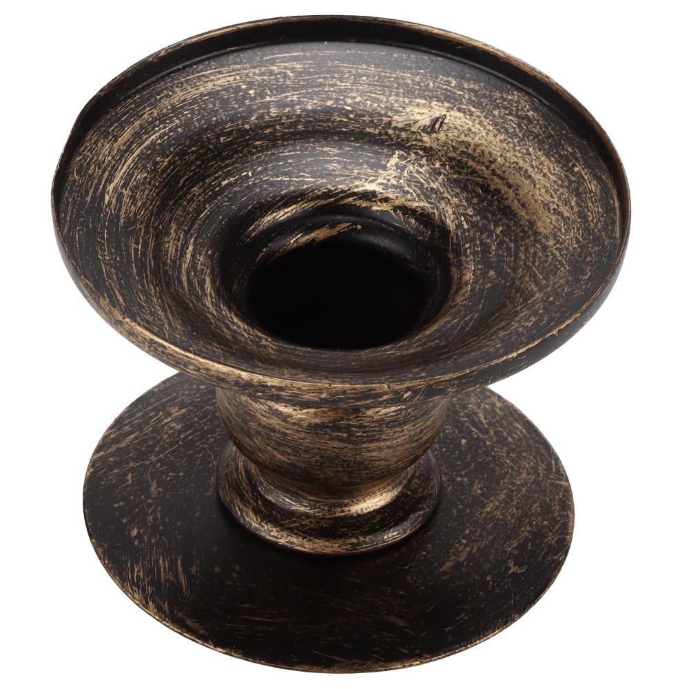 Iron Iron Candlestick Stand Reversible Candlestick Holders Pillar Candle Holders For Party