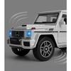 1/24 Benz G63 SUV литая модель автомобиля из литого металла и игрушечная модель внедорожника для моделирования звука и света коллекционная игрушка в подарок