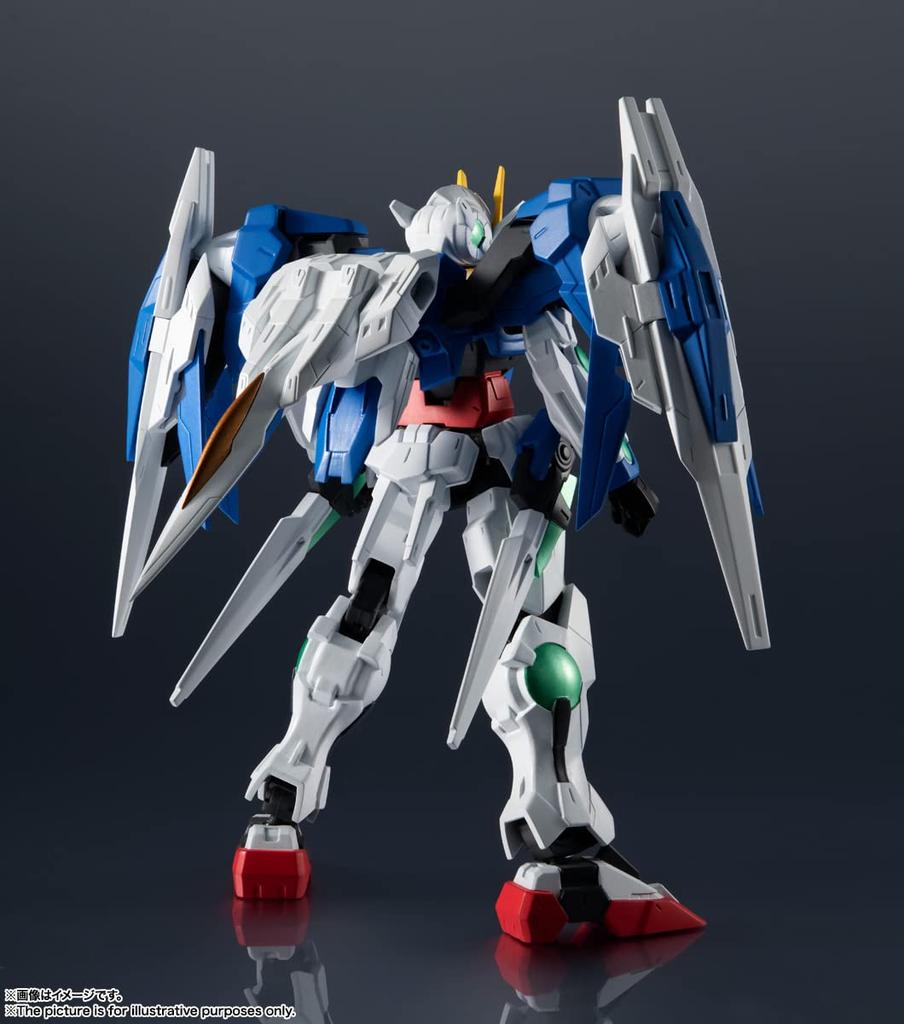 TAMASHII NATIONS GUNDAM UNIVERSE Mobile Suit Gundam 00 00 RAISER 150mm Painted Movable Figure GN-0000+GNR-010 Approx. ABS&PVC