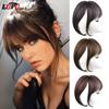 Synthetic Hair Bangs Clip In Hair Extensions Black Brown Frange Natural Fake Hair Pieces For Women