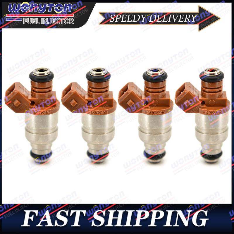 4Pcs Fuel Injectors 25182404 96332261 for Chevrolet Optra Daewoo Lacetti MK1 1.6L