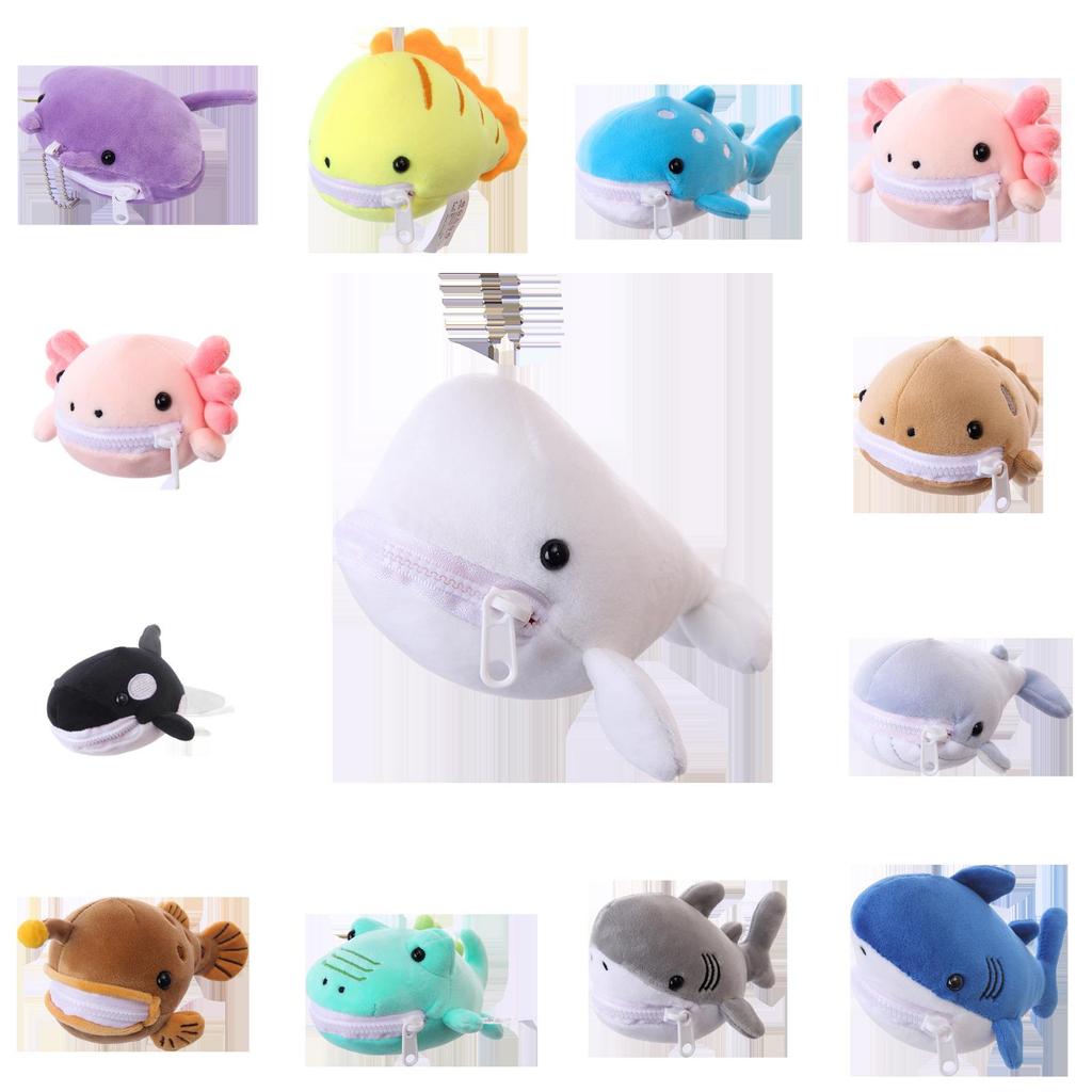 Plush Toy Shark Stuffed Animal Doll With Soft Material For Bedroom Decoration