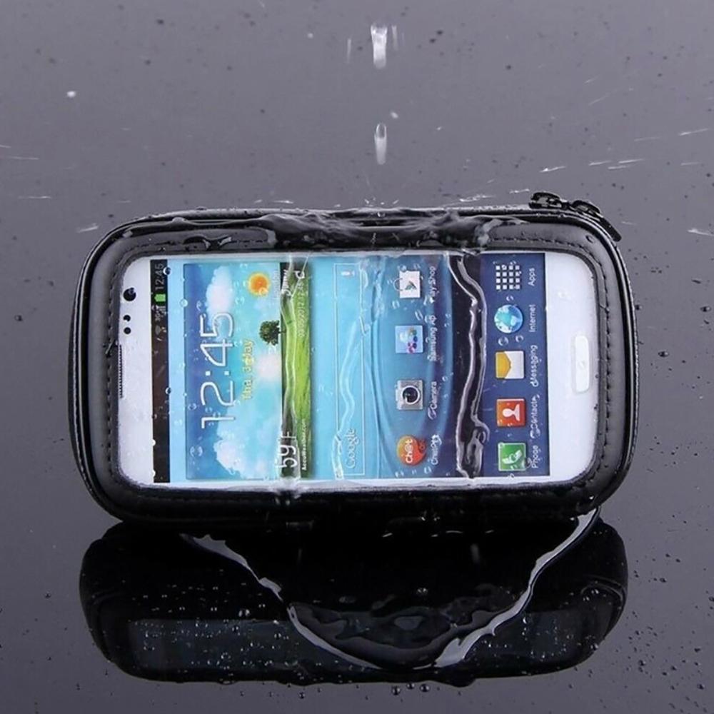 360 Rotation Bicycle Motorcycle Waterproof Phone Case Mount for 6.5