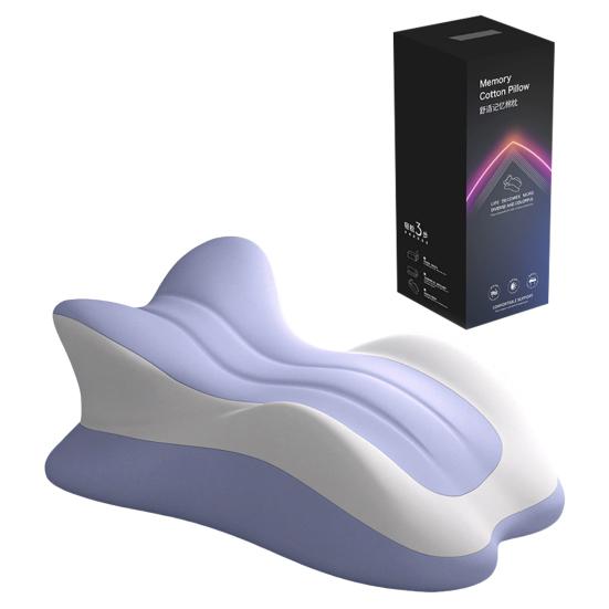 Couples Butt Cushion 3D Curved Wavy Back Cushion Multi-Position Support Memory Foam Wedge Pillow for Bed Lying And Sitting Couples Intimacy