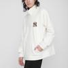 New MLB New York Yankees Sweatshirt Unisex Cream 3AMTF5216-50CRS