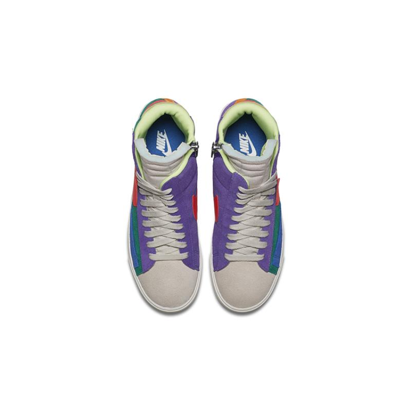 Nike Blazer Mid Rebel Multi-Color Women's Sneakers Skateboard Shoes CQ7786-561