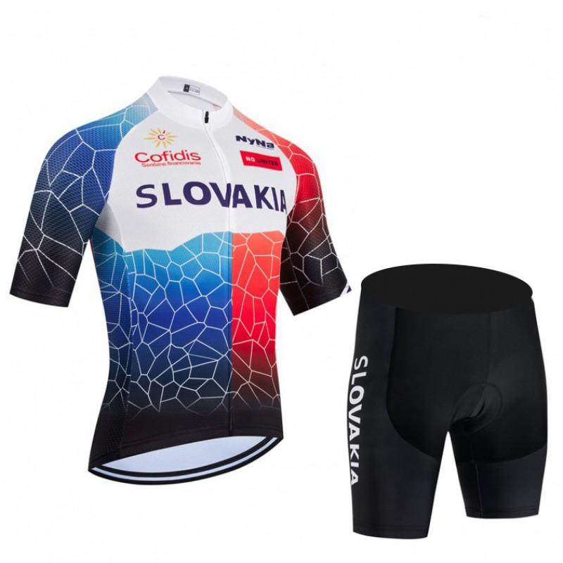 Mens Cycling Jersey Bib Shorts Set Breathable Quick-Dry Road Mountain Bike Apparel