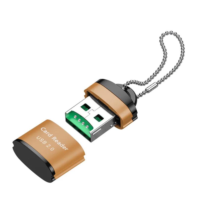 Для USB-кардридера USB 2.0 Мини-кардридер для карт памяти мобильного телефона Высокоскоростной USB-адаптер для аксессуаров ноутбука