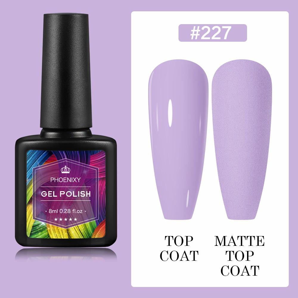 PHOENIXY 8 мл гель-лак для ногтей, полуперманентный гель, блестящий гель, отмачиваемый блестящий стартовый набор, маникюрный набор для маникюрного салона