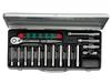 Набор глубоких торцевых ключей Kyoto Machinery Tools 15 предметов TB4L10X (КТК) 12.7mm (1/2 дюйма)