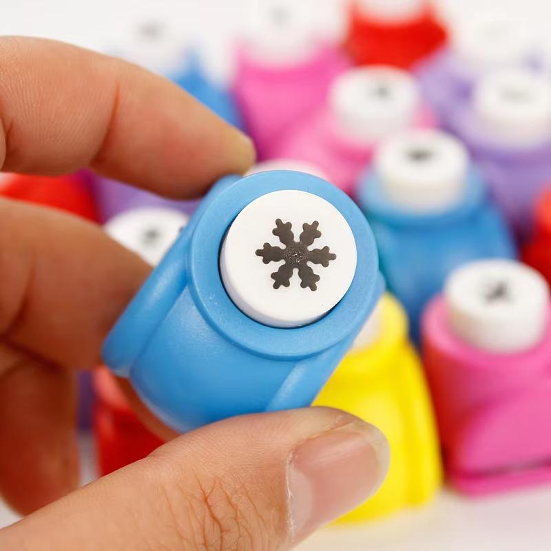 6pc/set Mini Scrapbook Punches DIY Flower Hole Punch Tool Scrapbooking Card Making Journal Paper Handmade Cutter Embossing