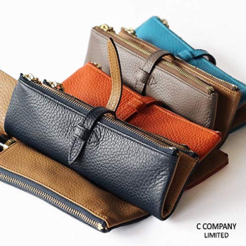 Пенал CCOMPANY LIMITED Lupo 2 Second Натуральная кожа Итальянский кожаный пенал (военно-морской флот)