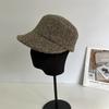 Ретро британская шерстяная шляпа осень и зима женская универсальная кепка с плоским верхом темпераментная уличная шляпа для верховой езды тренд