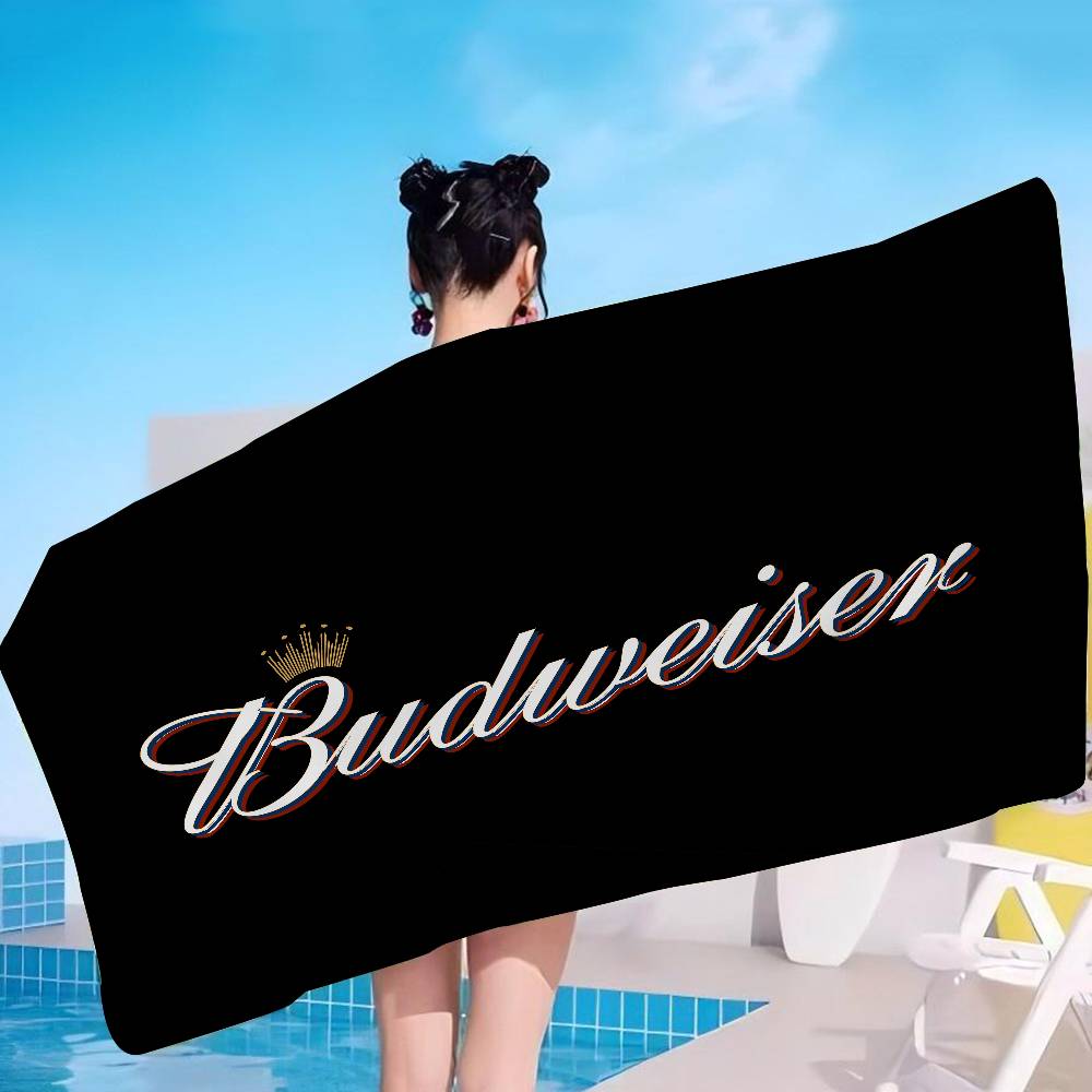 Король Пива B-Budweiser Пляжное Полотенце Цветные Полотенца Для Ванны Для Девочки Микрофибра Быстросохнущее Без Песка Пляж Йога Спа Тренажерный Зал Бассейн