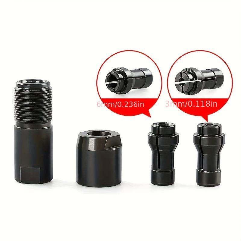 1pc 3/6mm Angle Grinder Modified Adapter To Straight Grinder Chuck For 100-type Angle Grinder M10 Thread Grinding Cutter