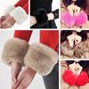 Wrist Arm Warmer Faux Fur Wrist Cuffs Furry Wrist Cuff Warm Furry Wristbands