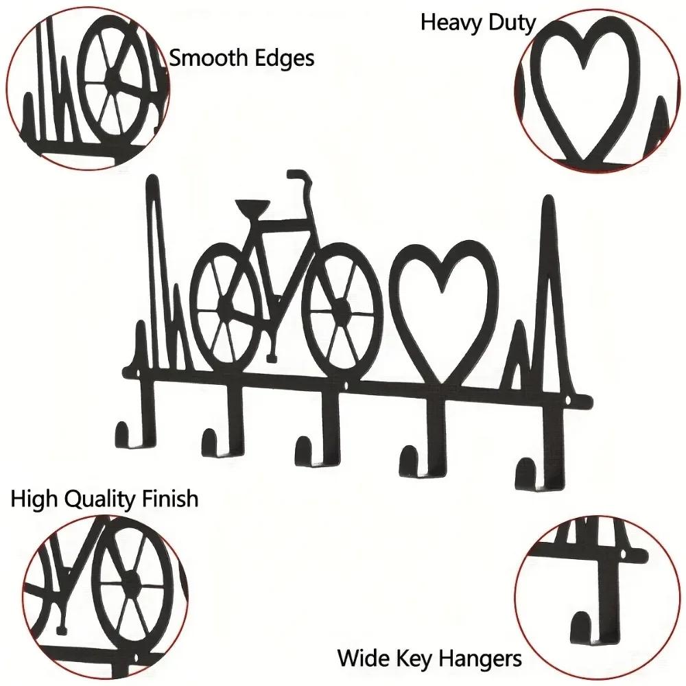 Household Multi-Purpose Clothes Bag Key Hooks Living Room Decor. Space-Saving and Easy To Install. Stylish Home Decor Key Hooks